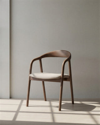 Clarendon Upholstered Dining Chair - Solid Walnut (Set of 2)