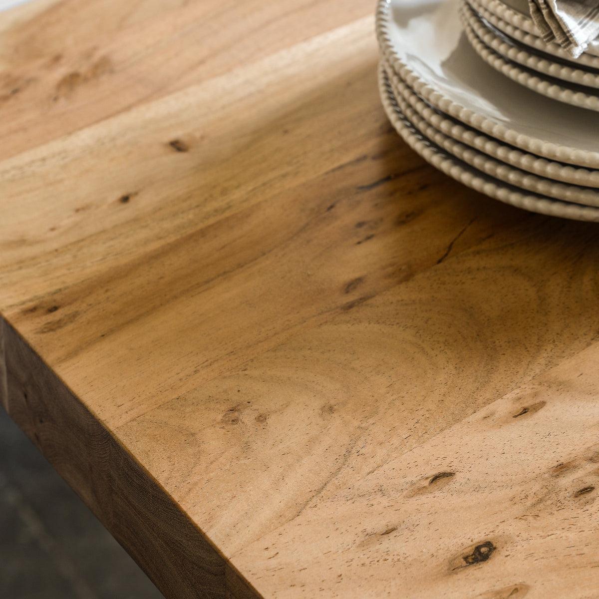 Chiswick Solid Acacia Live Edge Dining Table