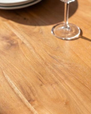 Mayfield Acacia Wood 90cm Round Dining Table