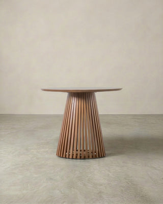 Mayfield Acacia Wood 90cm Round Dining Table