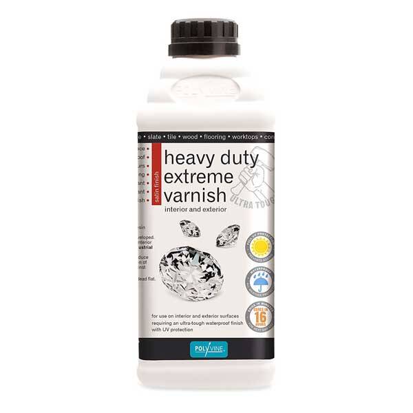 Polyvine Heavy Duty Extreme Varnish - Satin 1 ltr