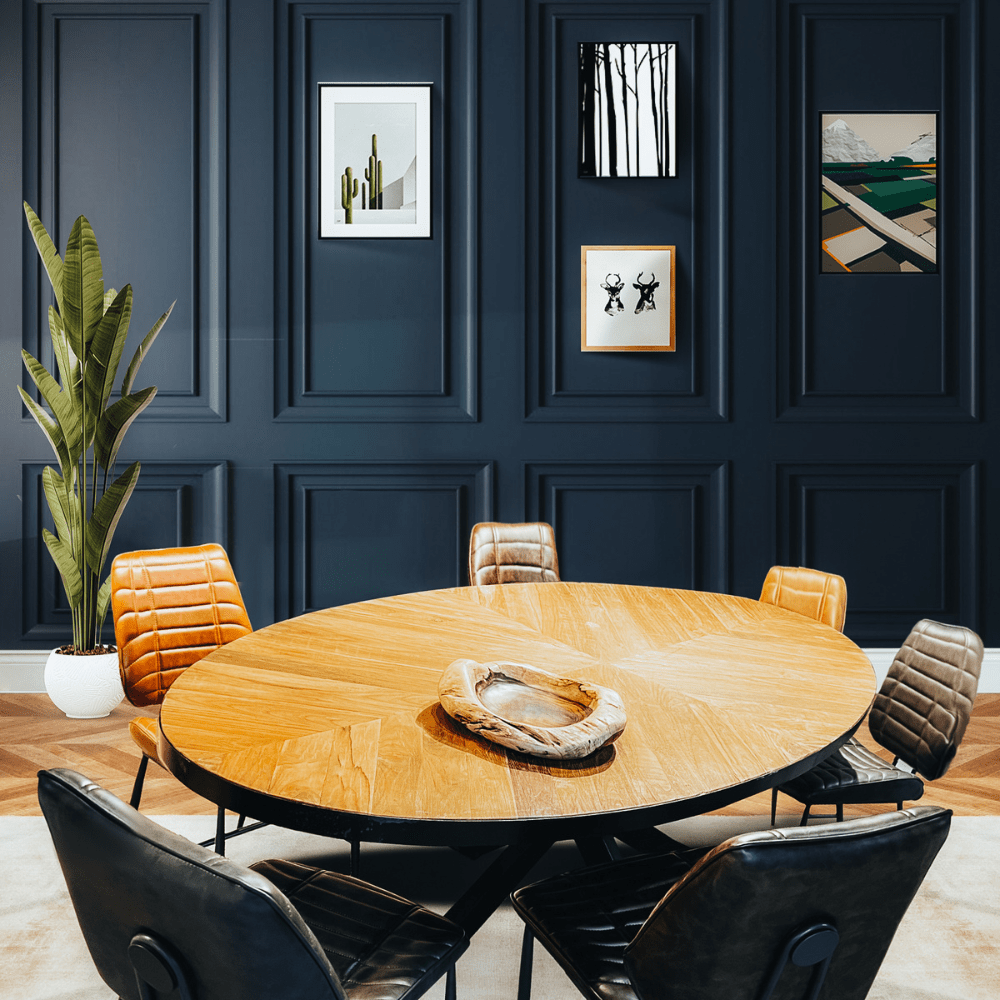 Ballimore Solid Teak Oval Dining Table