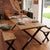 Rugger Brown Reclaimed Dining Table And Bench