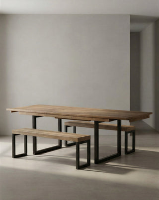 Williamsburg Collection - Reclaimed Wood Extending Dining Table (140cm - 180cm)