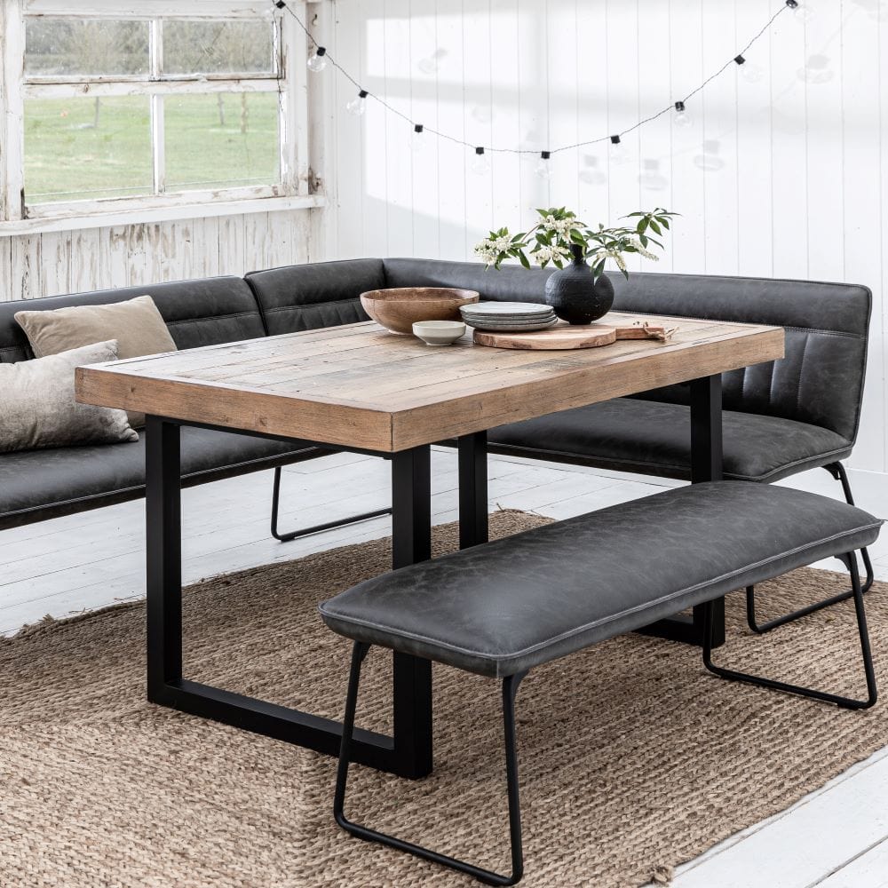 reclaimed dining table