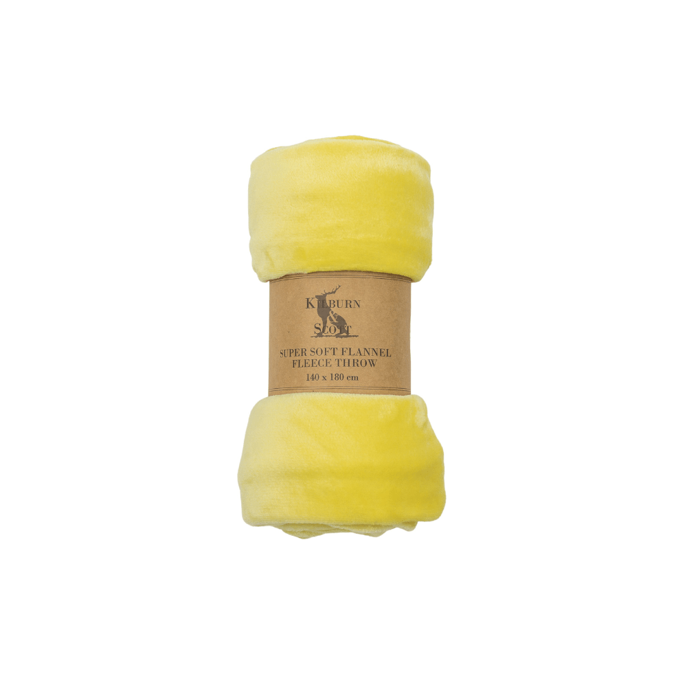 Rolled Flannel Fleece - 14 Colours