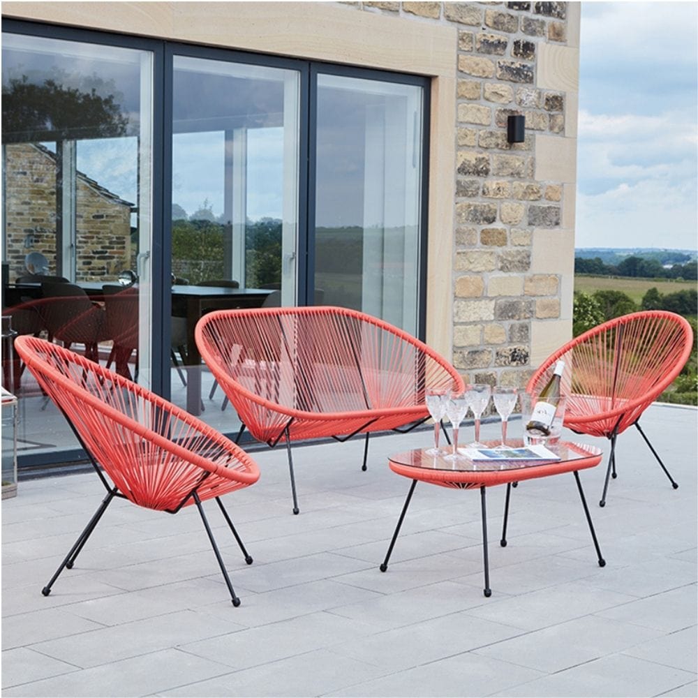 4 piece top outdoor bistro set
