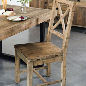 Williamsburg Collection - Reclaimed Wood Dining Chair - (Set of 4)