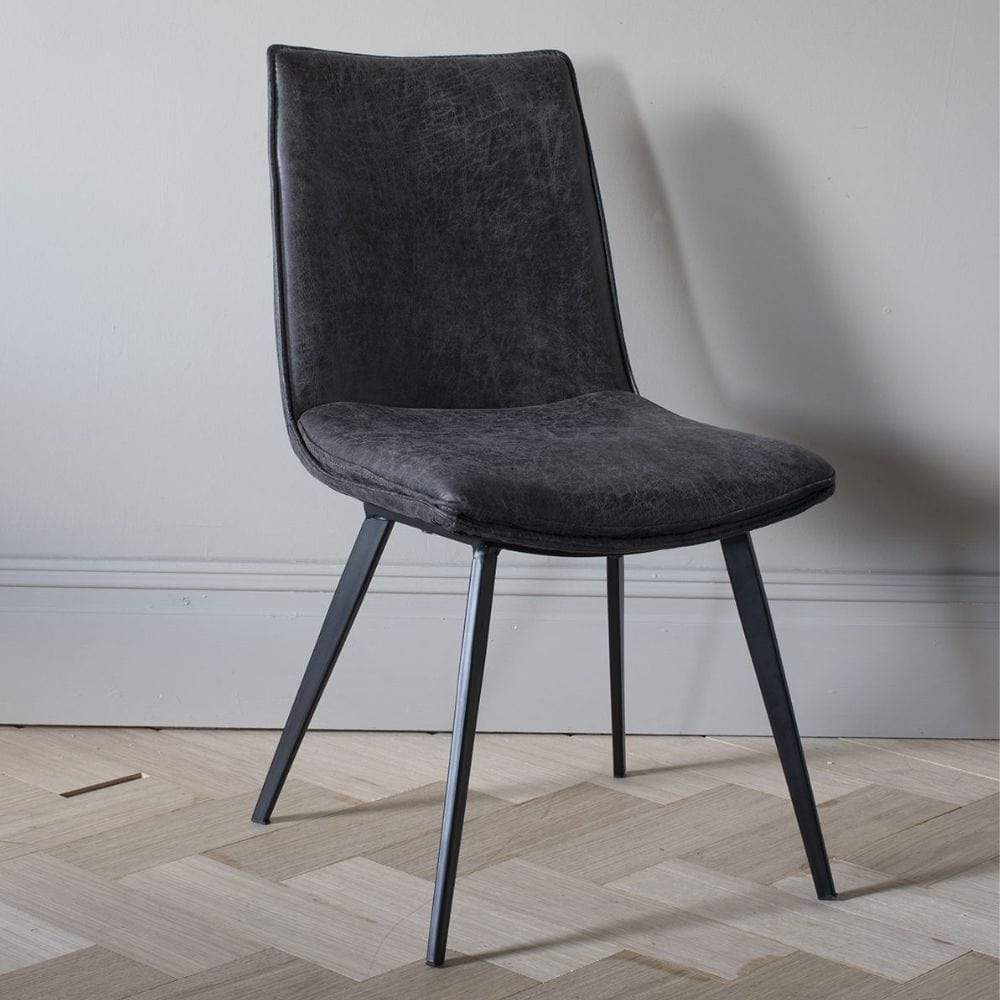 Carnaby Dining Chair - Charcoal Grey (Set of 2)