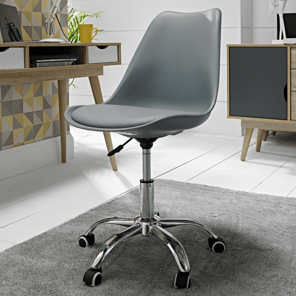 Scandi Style Swivel Office Chair Hemming Wills