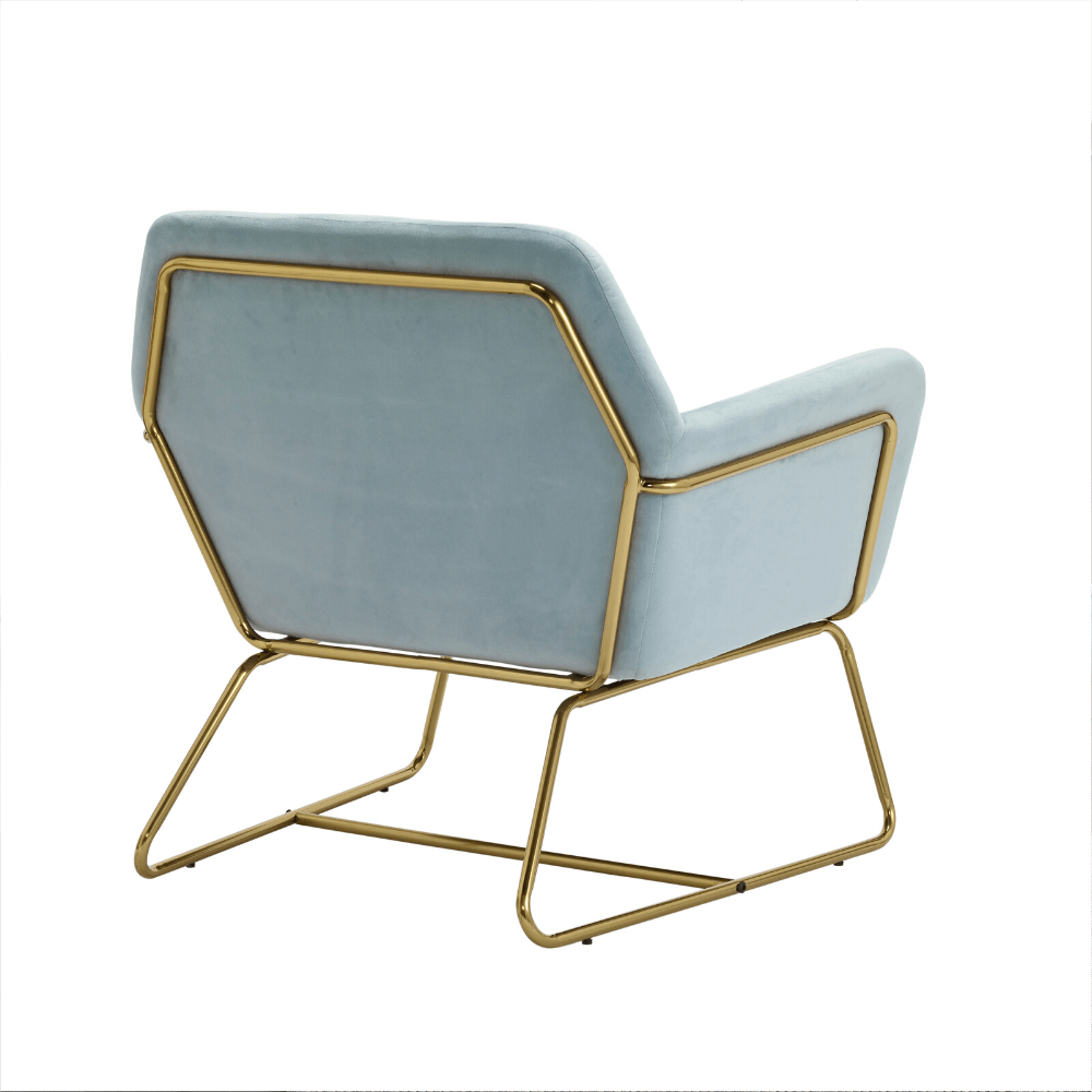 Moko Vintage Velvet Lounge Chair