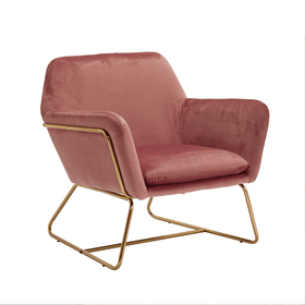 Moko Vintage Velvet Lounge Chair