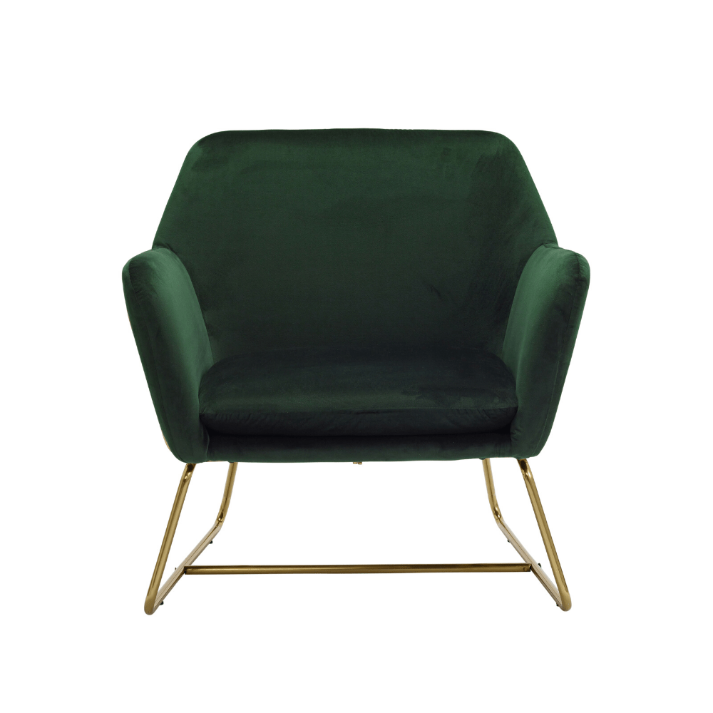 Moko Vintage Velvet Lounge Chair