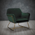 Moko Vintage Velvet Lounge Chair