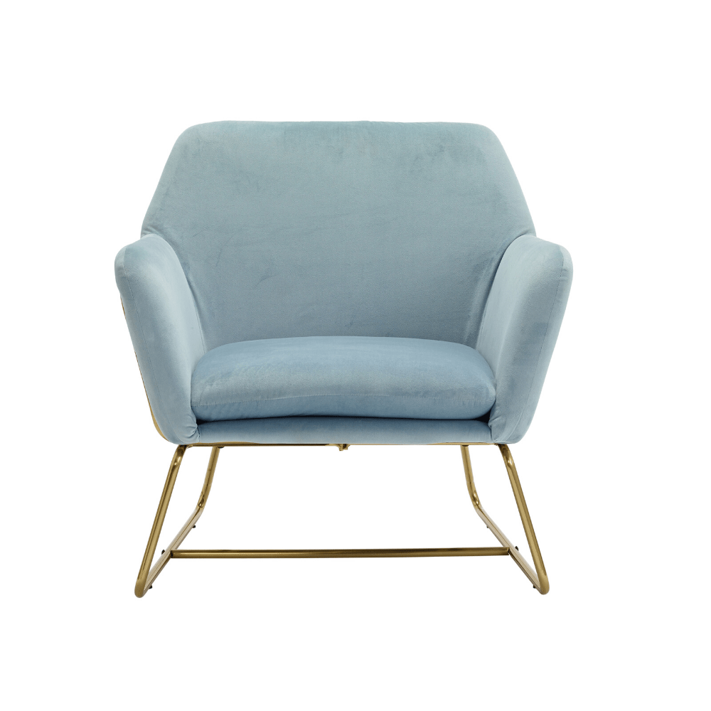 Moko Vintage Velvet Lounge Chair