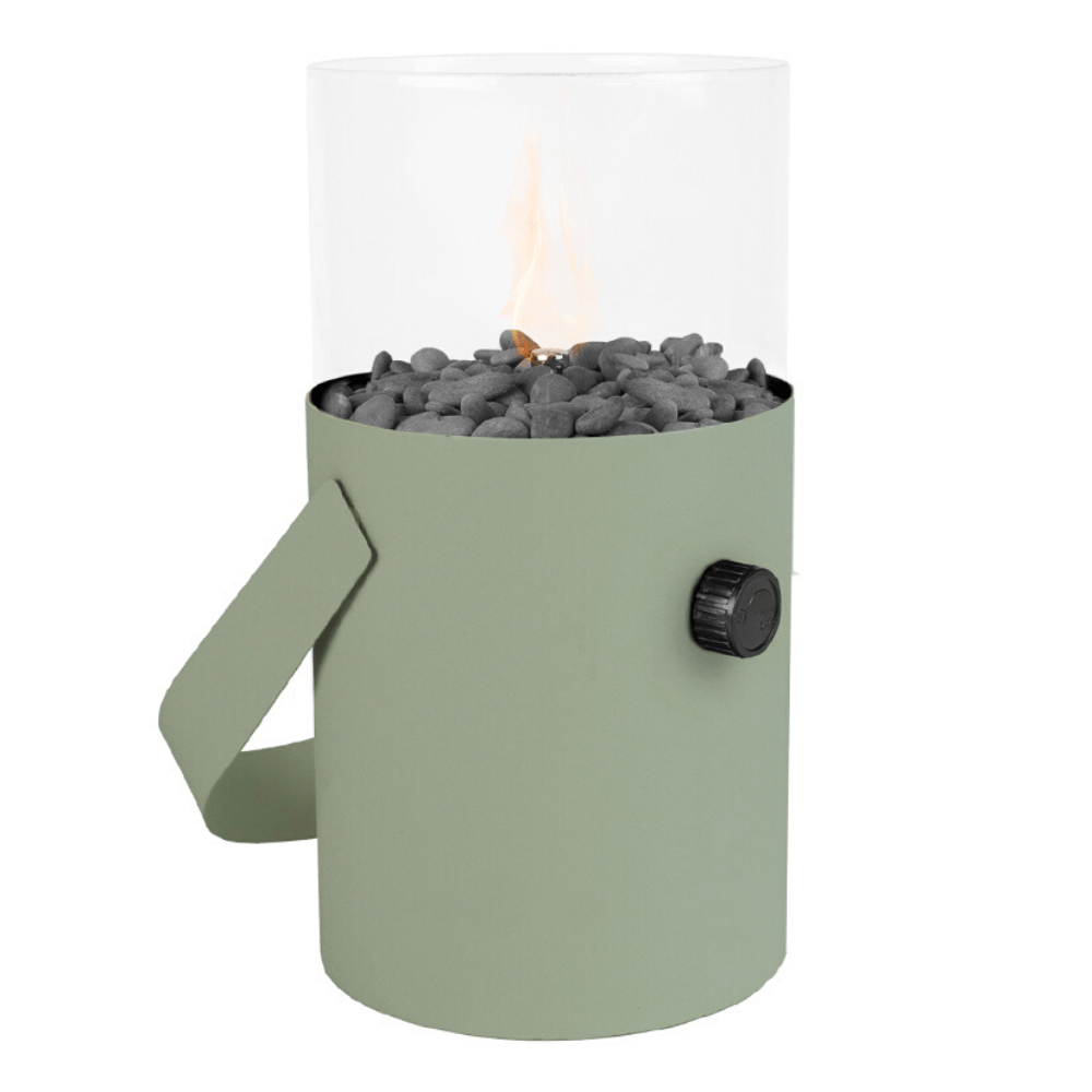 Outdoor Green Portable Fire Lantern
