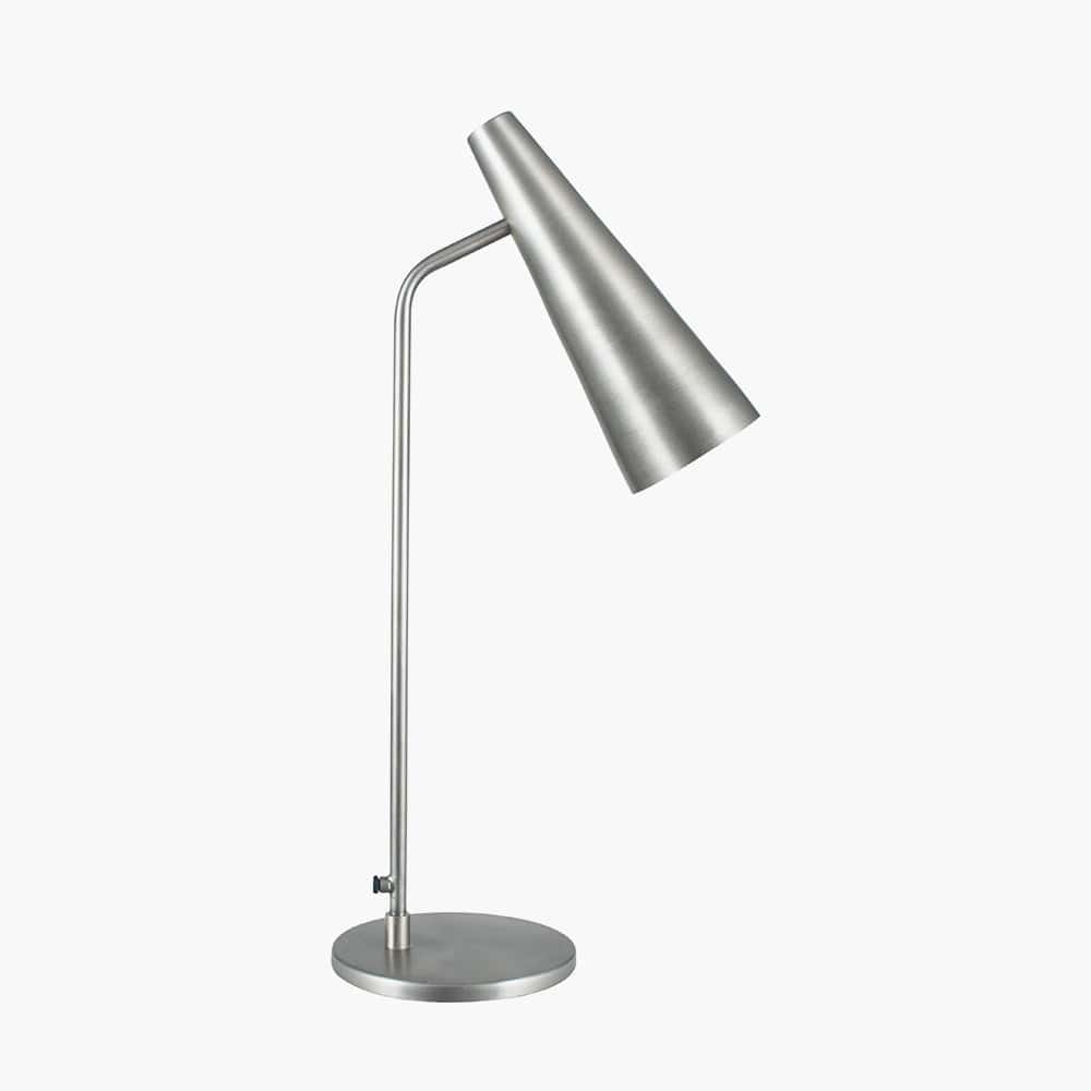 Iford Antique Silver Table Lamp