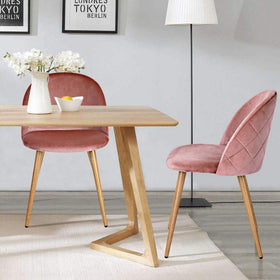 Florence Velvet Curve Dining Chairs