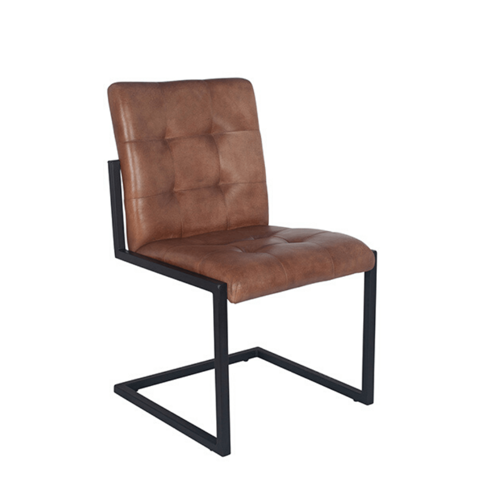 Vintage Leather Dining Chair
