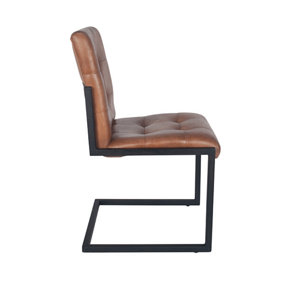 Vintage Leather Dining Chair