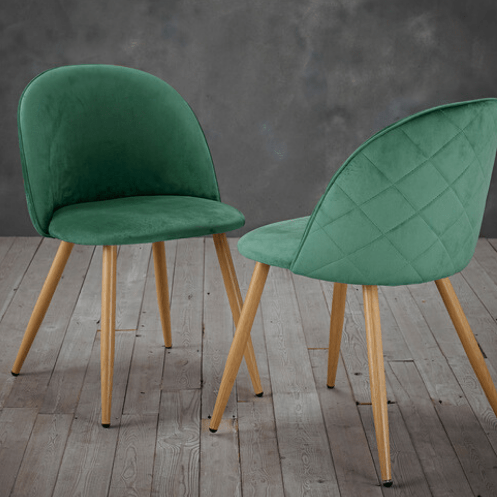 Florence Velvet Curve Dining Chairs