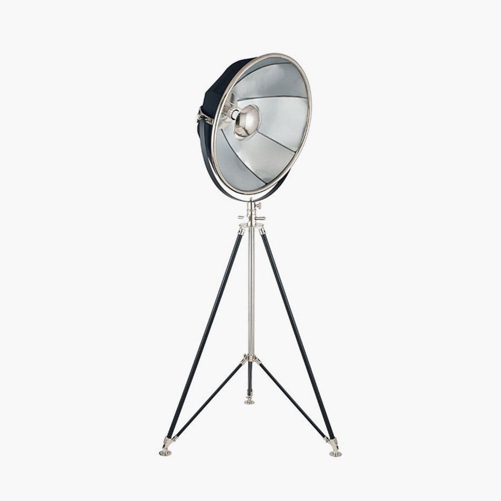 Lambeth Floor Lamp - Black / Silver