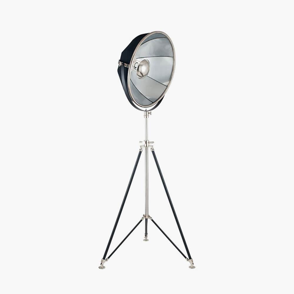 Lambeth Floor Lamp - Black / Silver