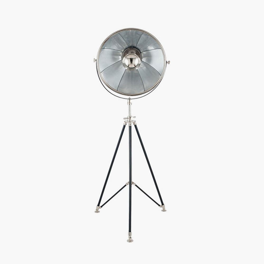 Lambeth Floor Lamp - Black / Silver