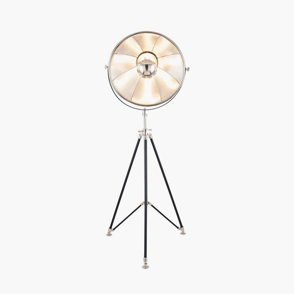 Lambeth Floor Lamp - Black / Silver