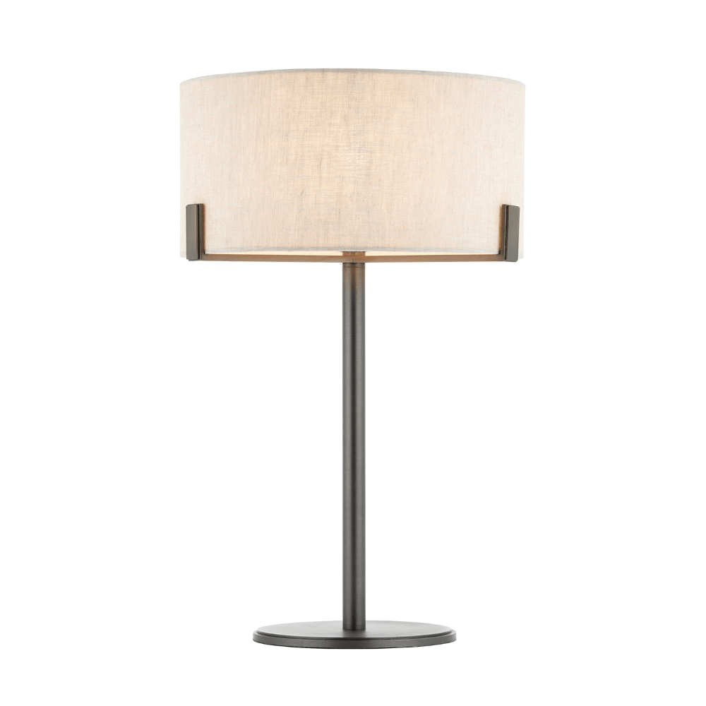 Mayville Table Lamp - Natural / Brushed Bronze