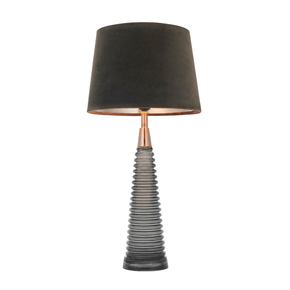 Moreton Table Lamp - Grey / Mocha