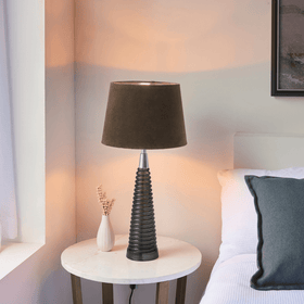 Moreton Table Lamp - Grey / Mocha