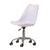 white scandi eames style swivel chair