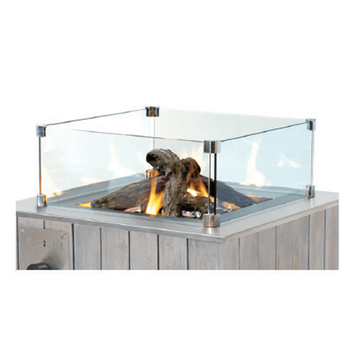 Fire Pit Safety Glass - Square (Large)