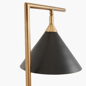 Poundbury Antique Brass Table Lamp
