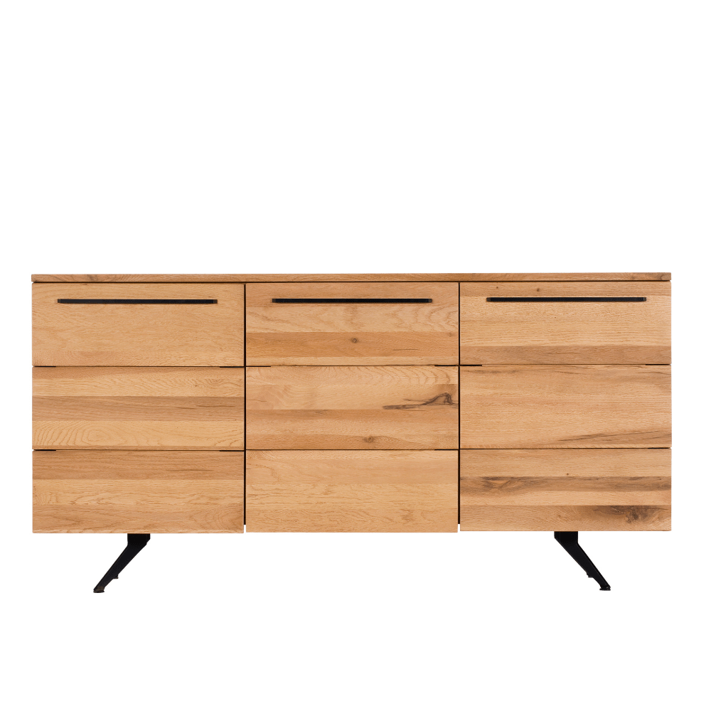 solid oak wood sideboard
