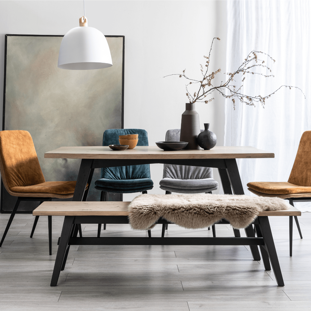 Malmö Collection - Reclaimed Wood 160cm Dining Table