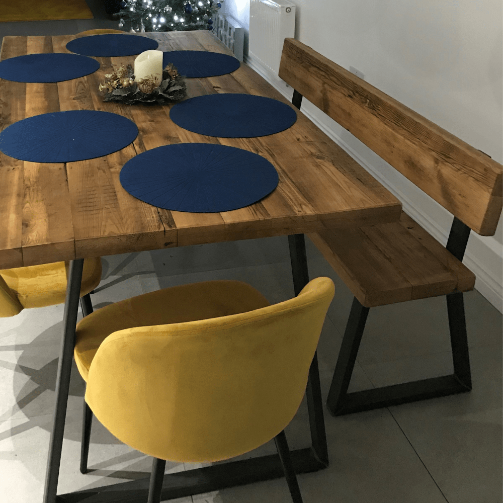 Dining set with bench with back hotsell