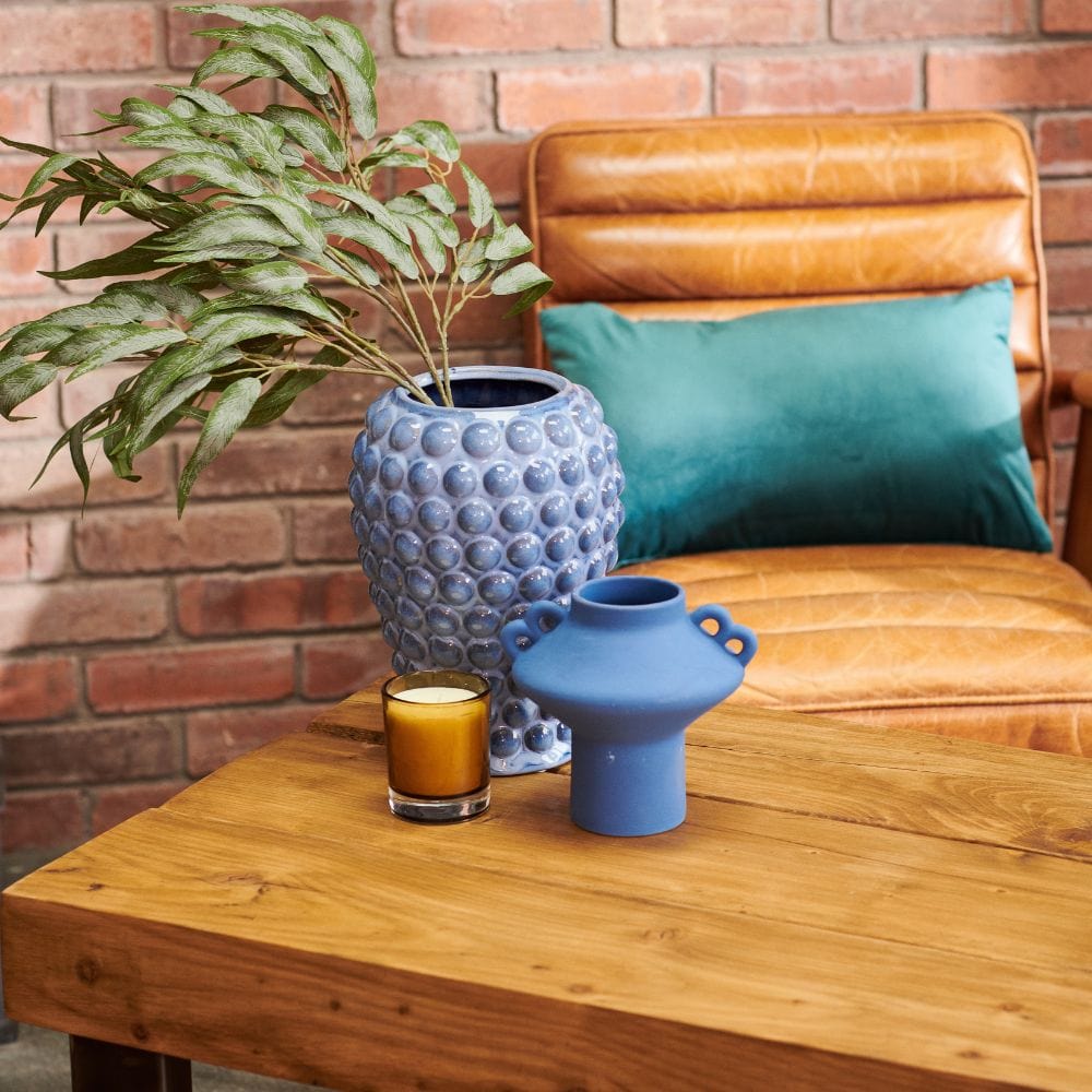 Rugger Brown Chunky Rustic Wood Coffee Table 