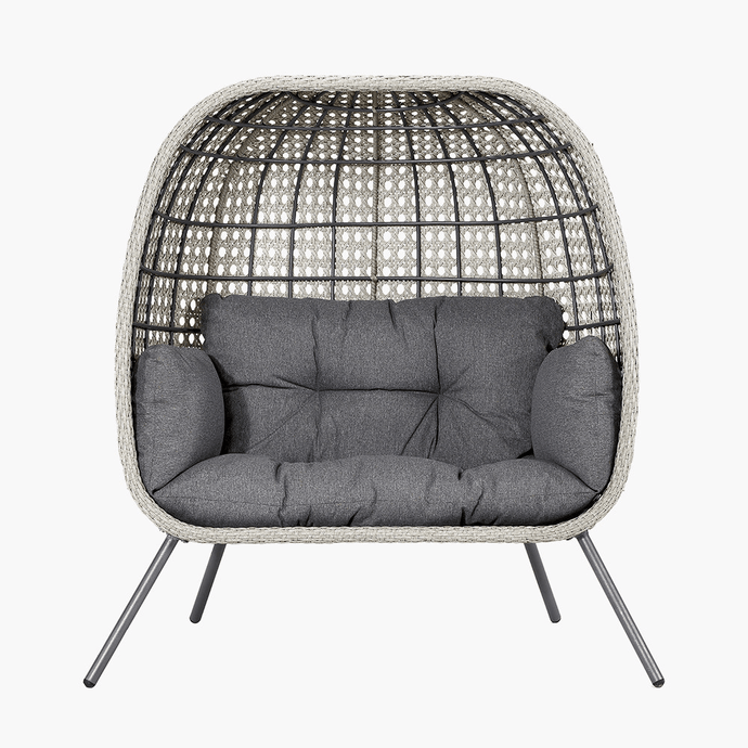 Double Rattan  Nest Chair
