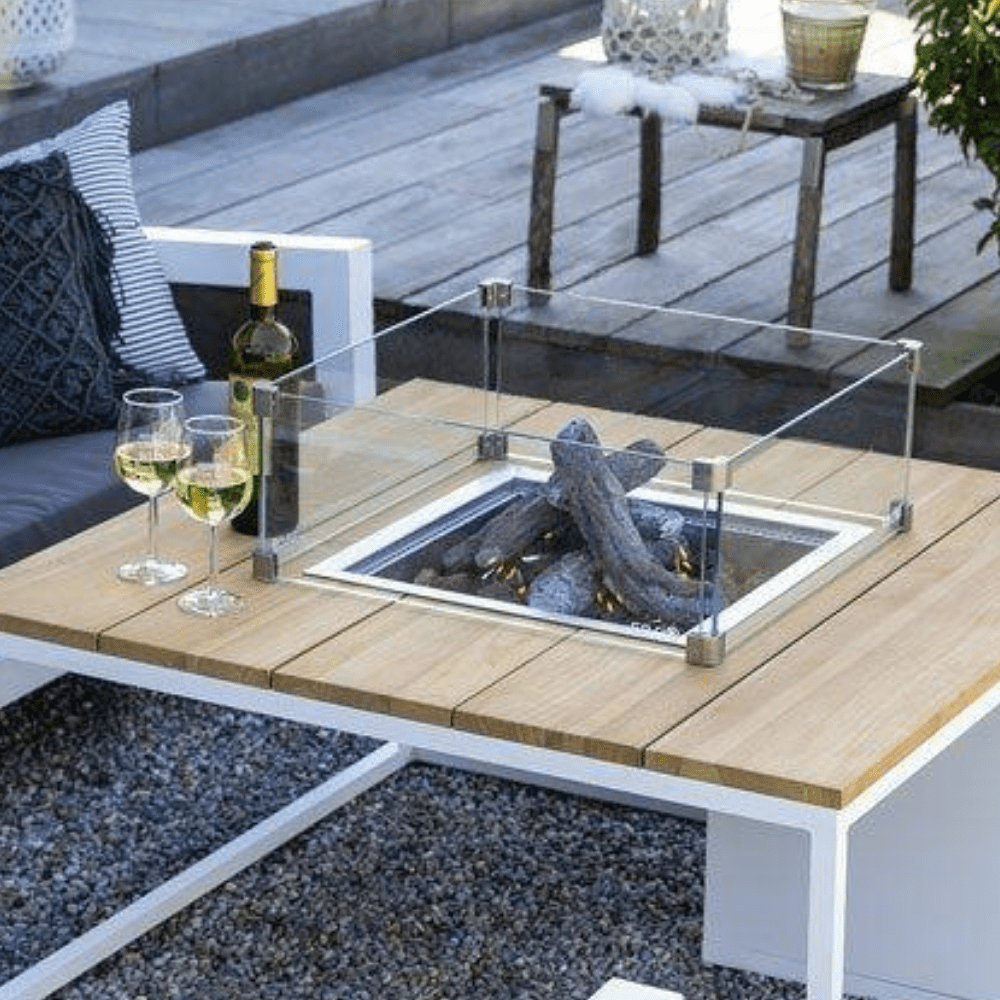 Fire Pit Safety Glass - Square (Large)