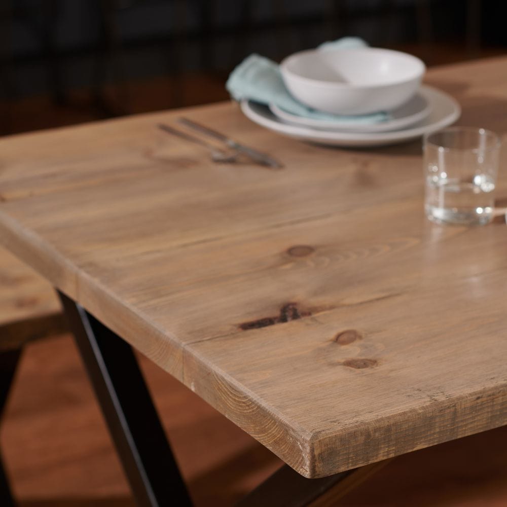 Bespoke Collection - Reclaimed Dining Table - Triangle Frame