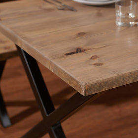 Rugger Brown Reclaimed Dining Table 