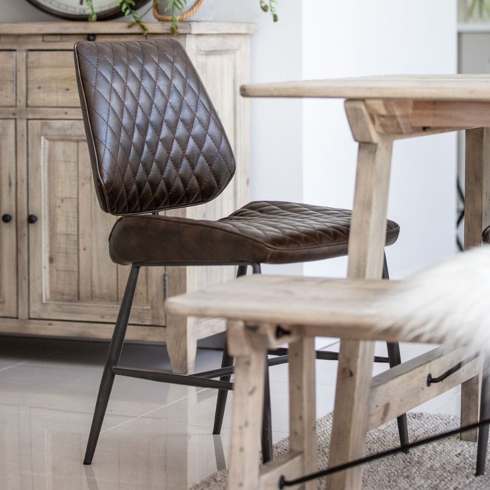 dark brown dining chair