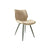 Coney Soft Moleskin Effect Dining Chairs - Oyster