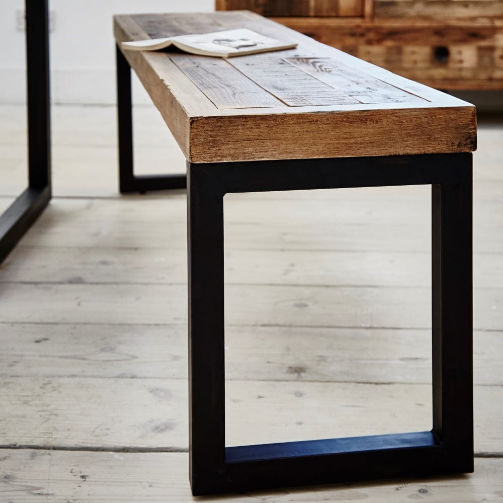 Williamsburg Collection - 180cm Reclaimed Wood Dining Table Set