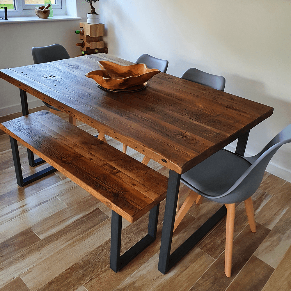 Matching bench and chairs deals