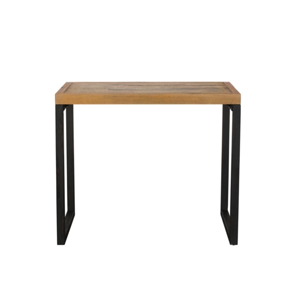 reclaimed rectangle bar table