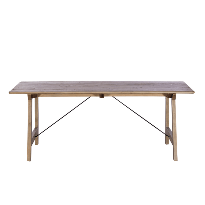 pgt reclaimed wood dining table set