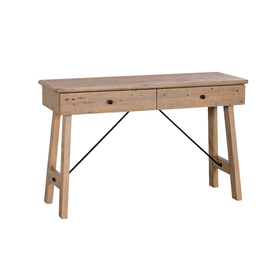 pgt reclaimed wood console table white background